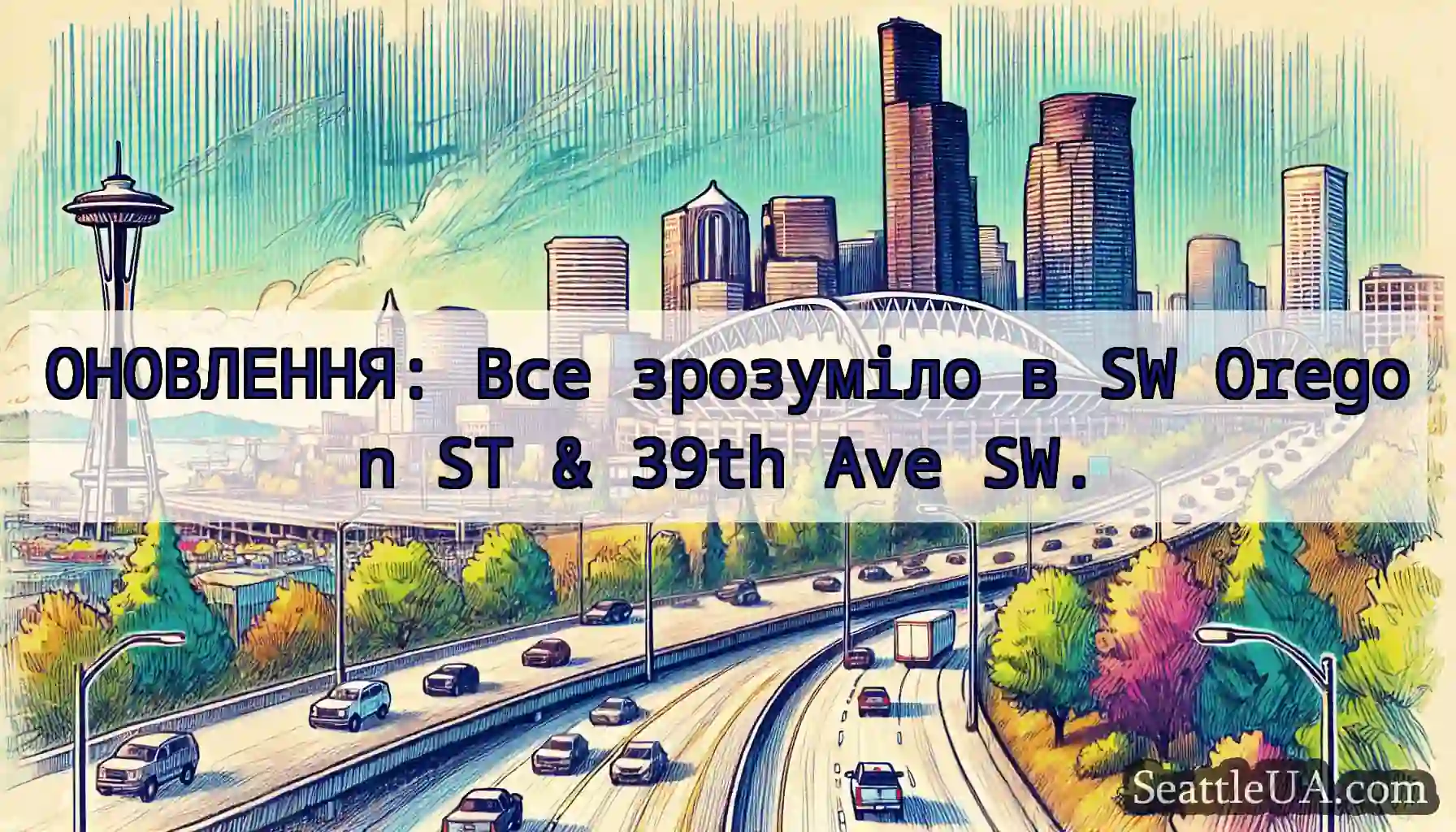 ОНОВЛЕННЯ: Все зрозуміло в SW Oregon ST & 39th