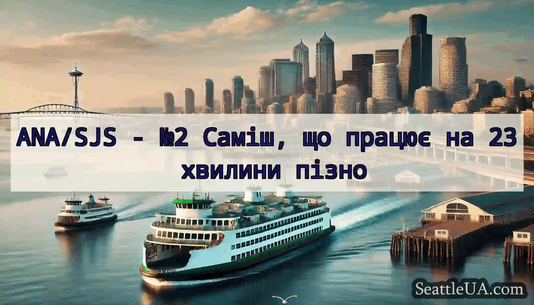 ANA/SJS - №2 Саміш, що працює на 23 хвилини пізно