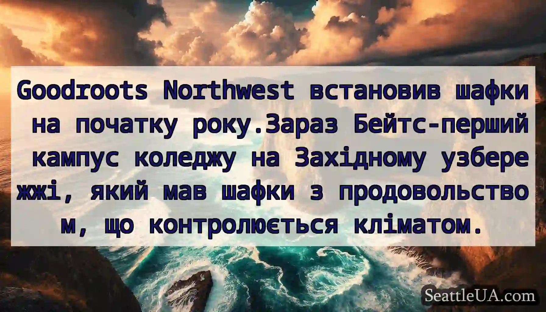 Goodroots Northwest встановив шафки на початку