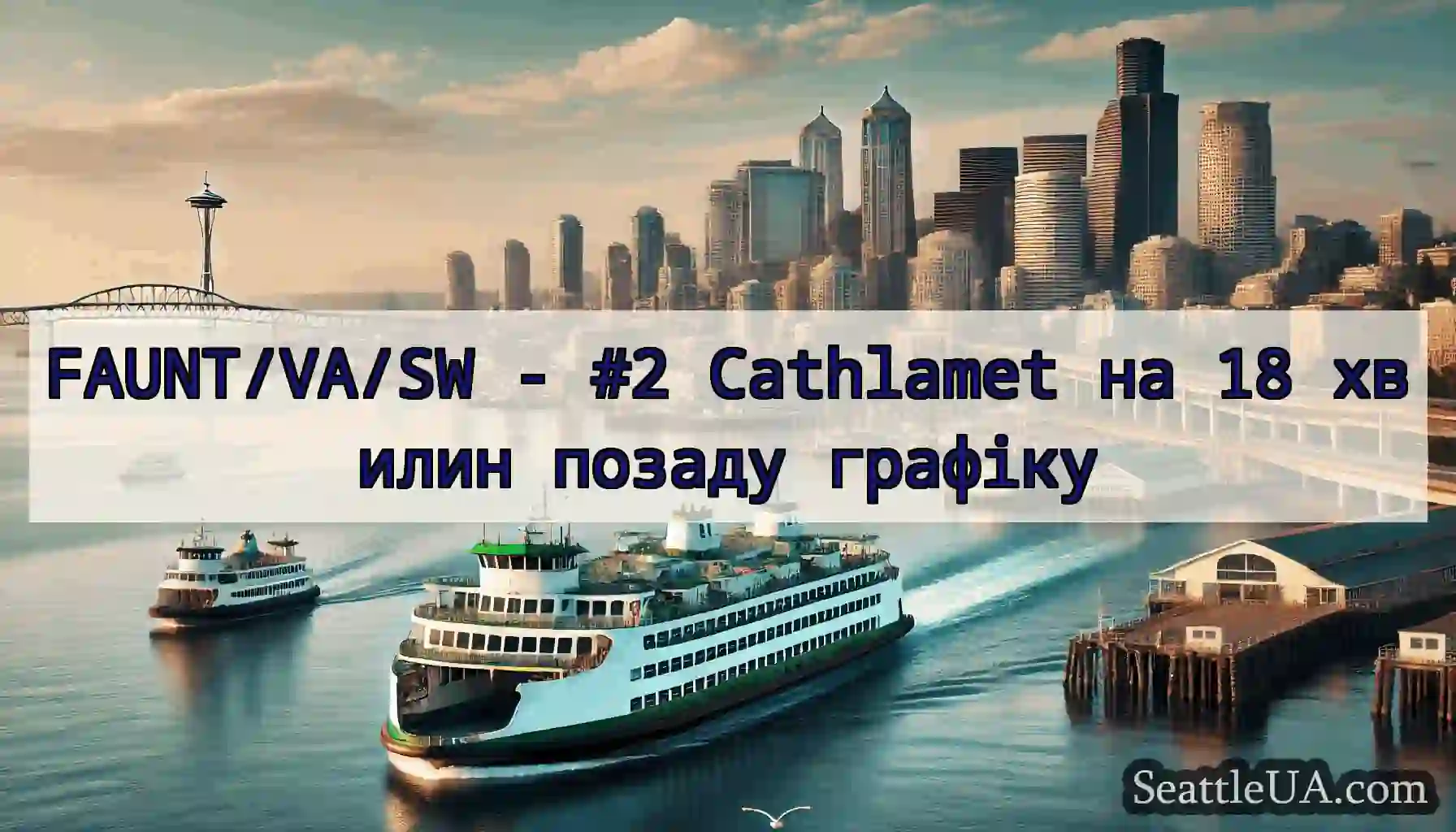 FAUNT/VA/SW - #2 Cathlamet на 18 хвилин позаду