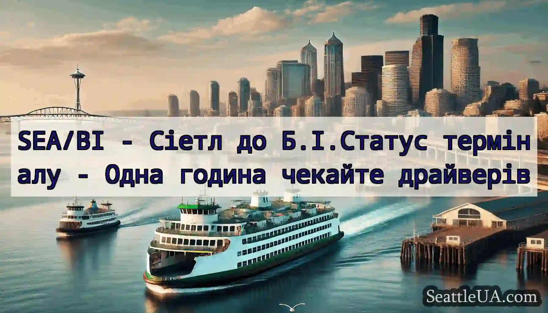 SEA/BI - Сіетл до Б.І.Статус терміналу - Одна