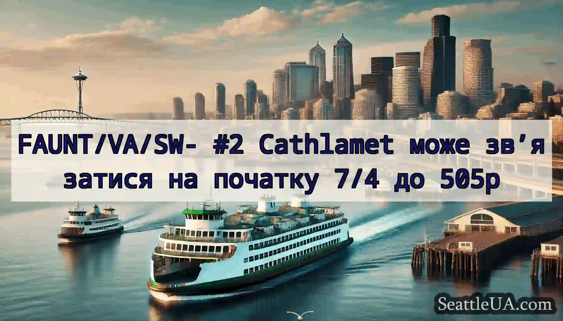 FAUNT/VA/SW- #2 Cathlamet може зв’язатися на