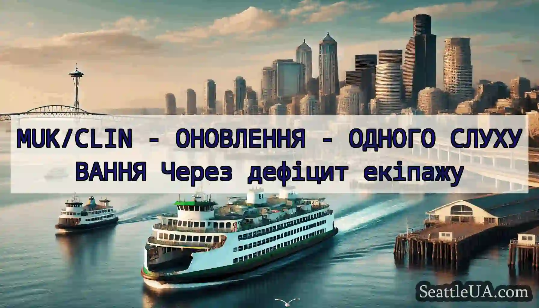 MUK/CLIN - ОНОВЛЕННЯ - ОДНОГО СЛУХУВАННЯ Через