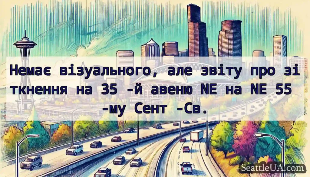 Немає візуального, але звіту про зіткнення на 35