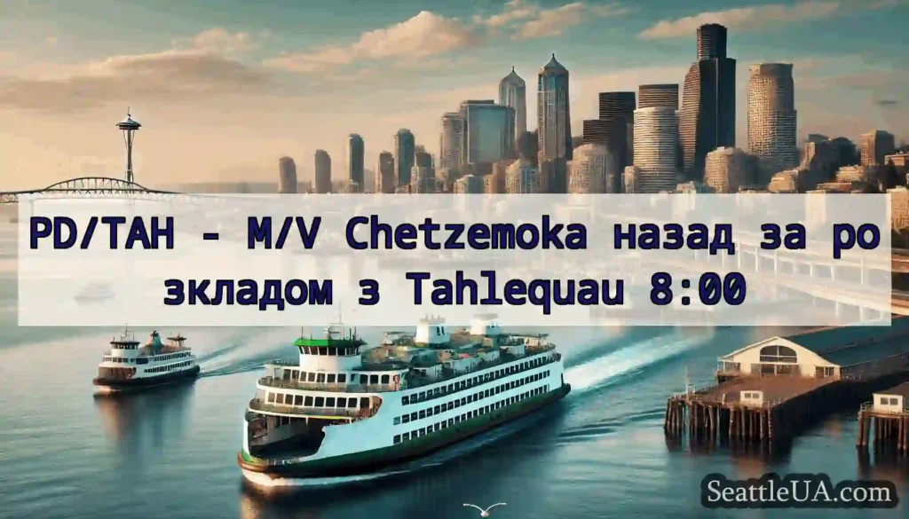 PD/TAH - M/V Chetzemoka назад за розкладом з
