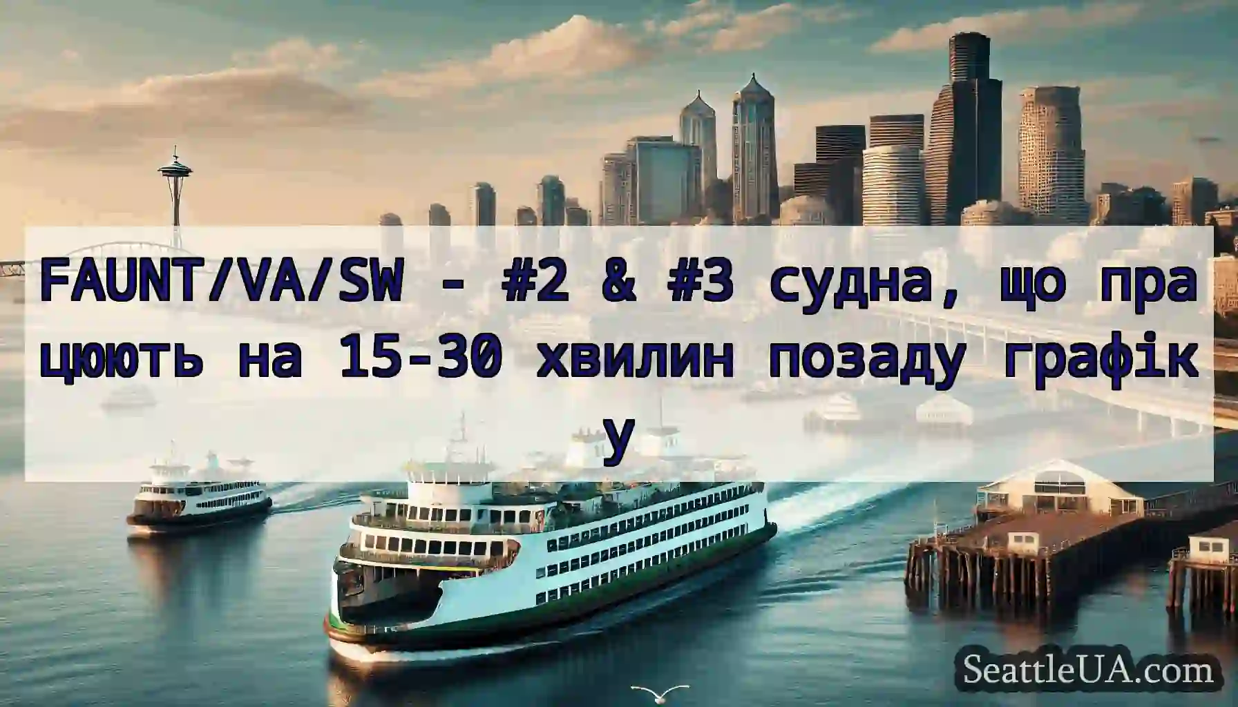 FAUNT/VA/SW - #2 & #3 судна, що працюють на 15-30