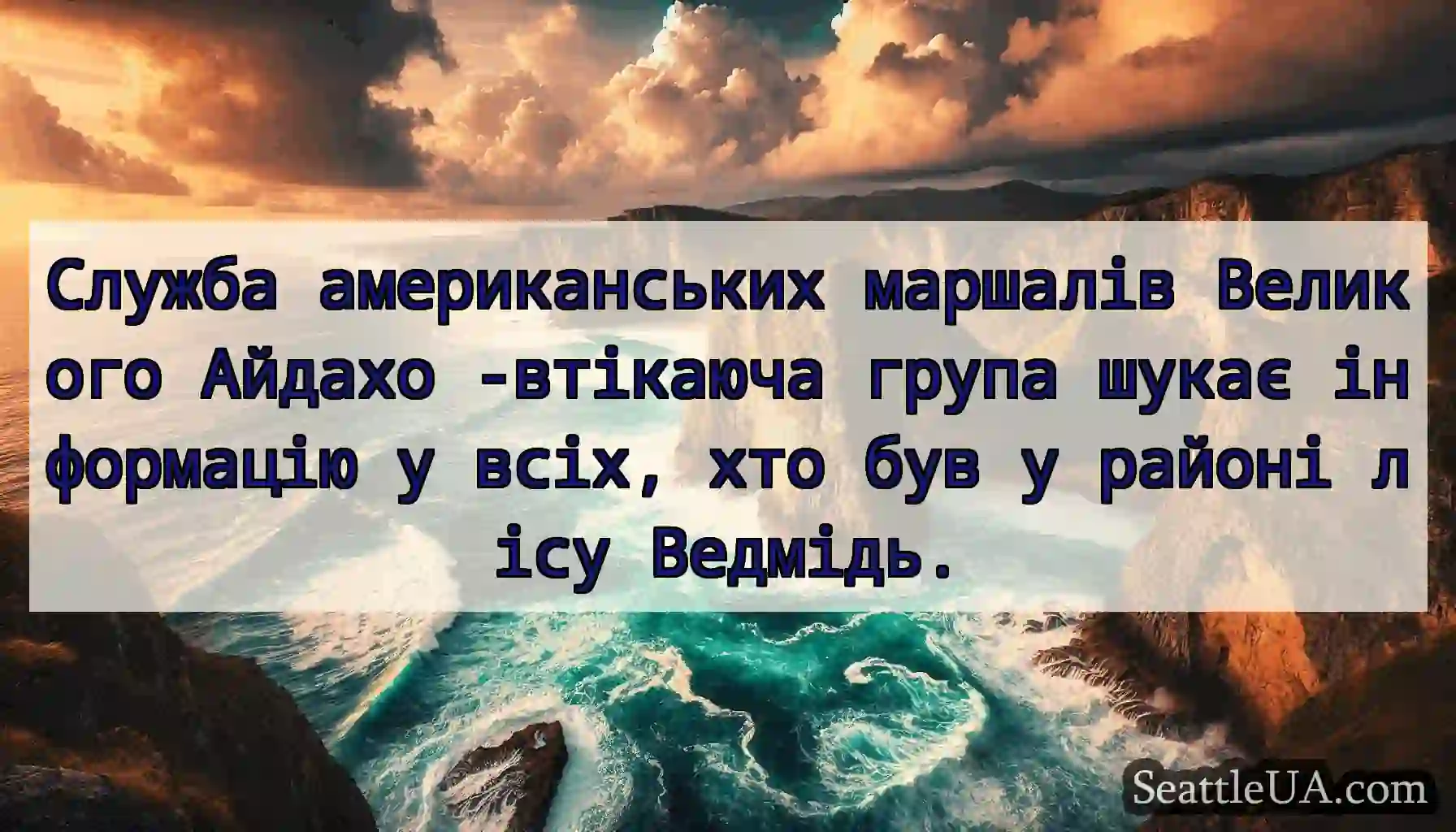 Служба американських маршалів Великого Айдахо