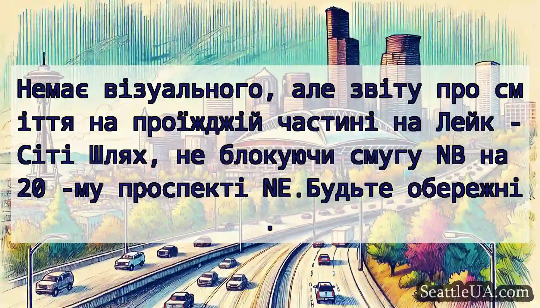 Немає візуального, але звіту про сміття на