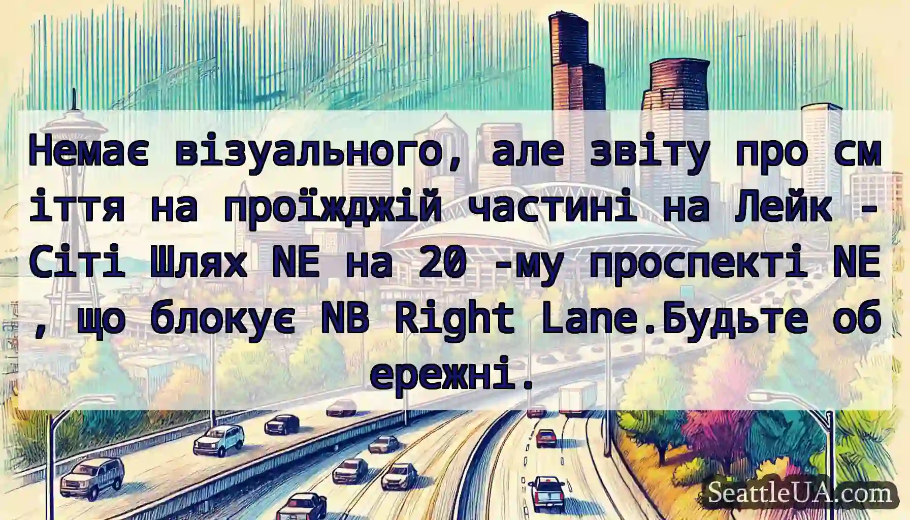 Немає візуального, але звіту про сміття на