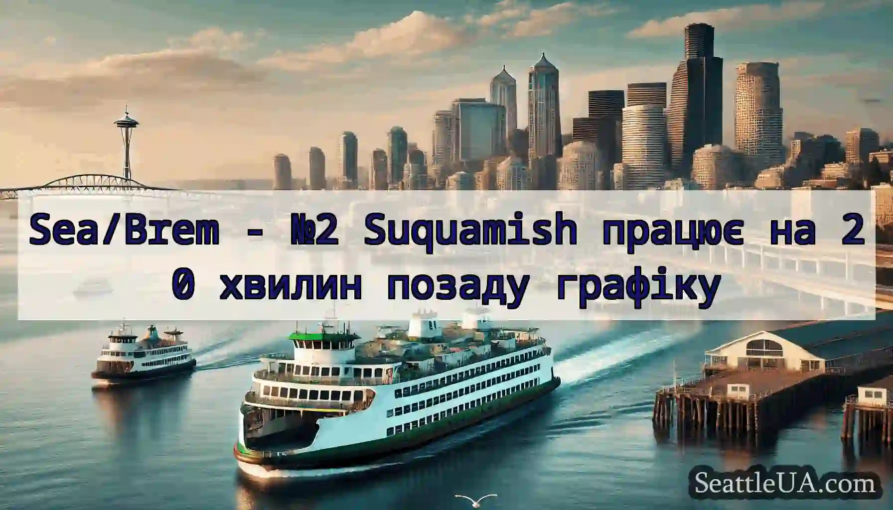 Sea/Brem - №2 Suquamish працює на 20 хвилин