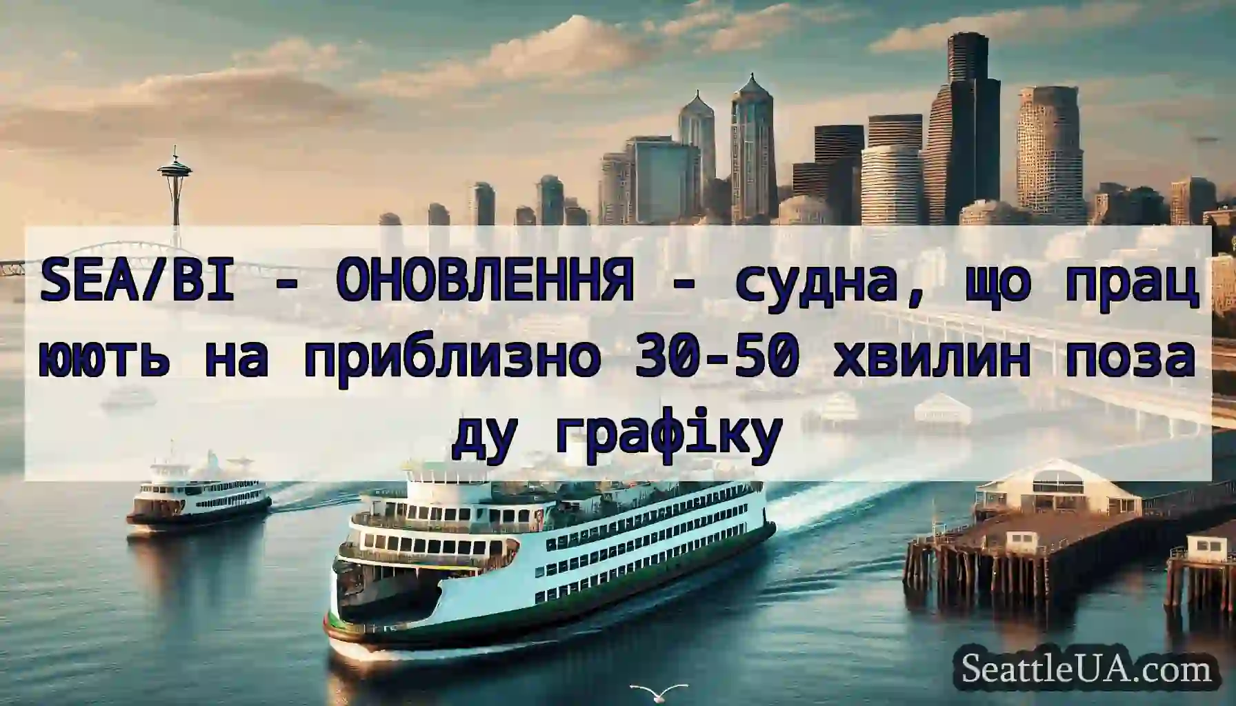 SEA/BI - ОНОВЛЕННЯ - судна, що працюють на