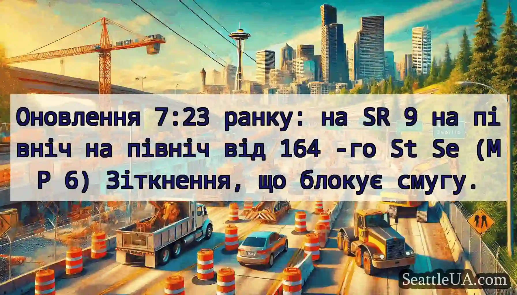 Оновлення 7:23 ранку: на SR 9 на північ на північ