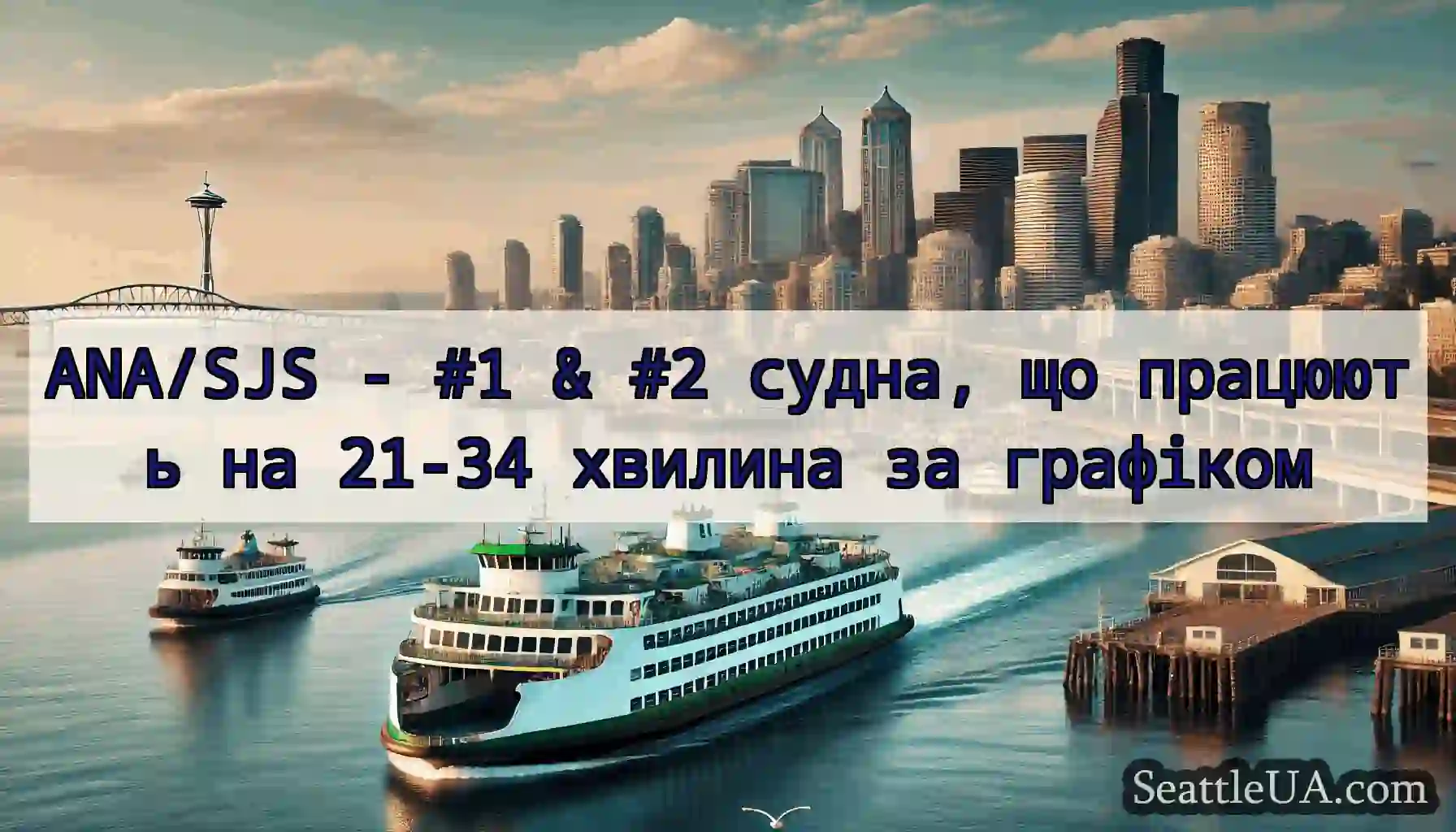 ANA/SJS - #1 & #2 судна, що працюють на 21-34
