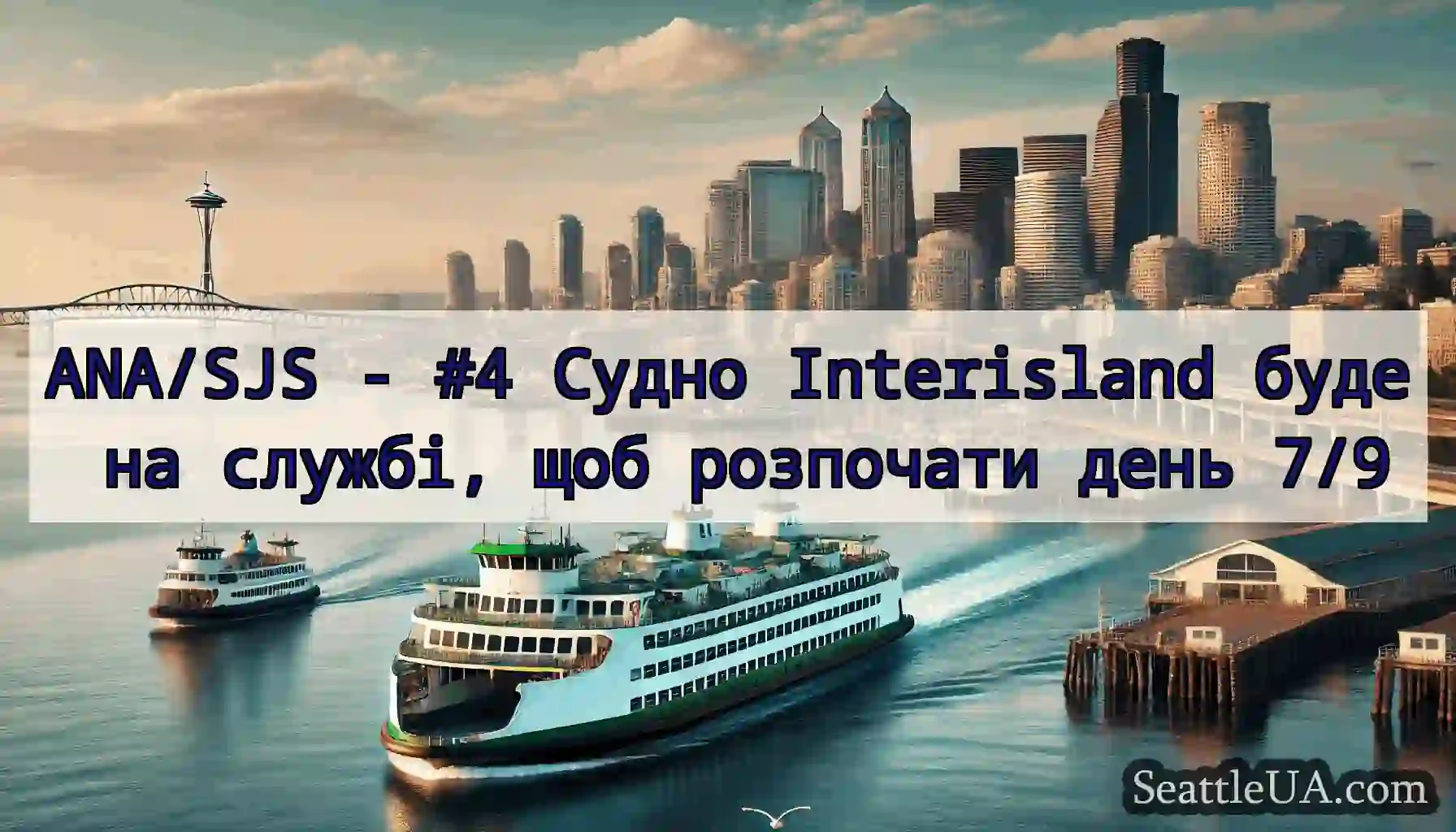 ANA/SJS - #4 Судно Interisland буде на службі,