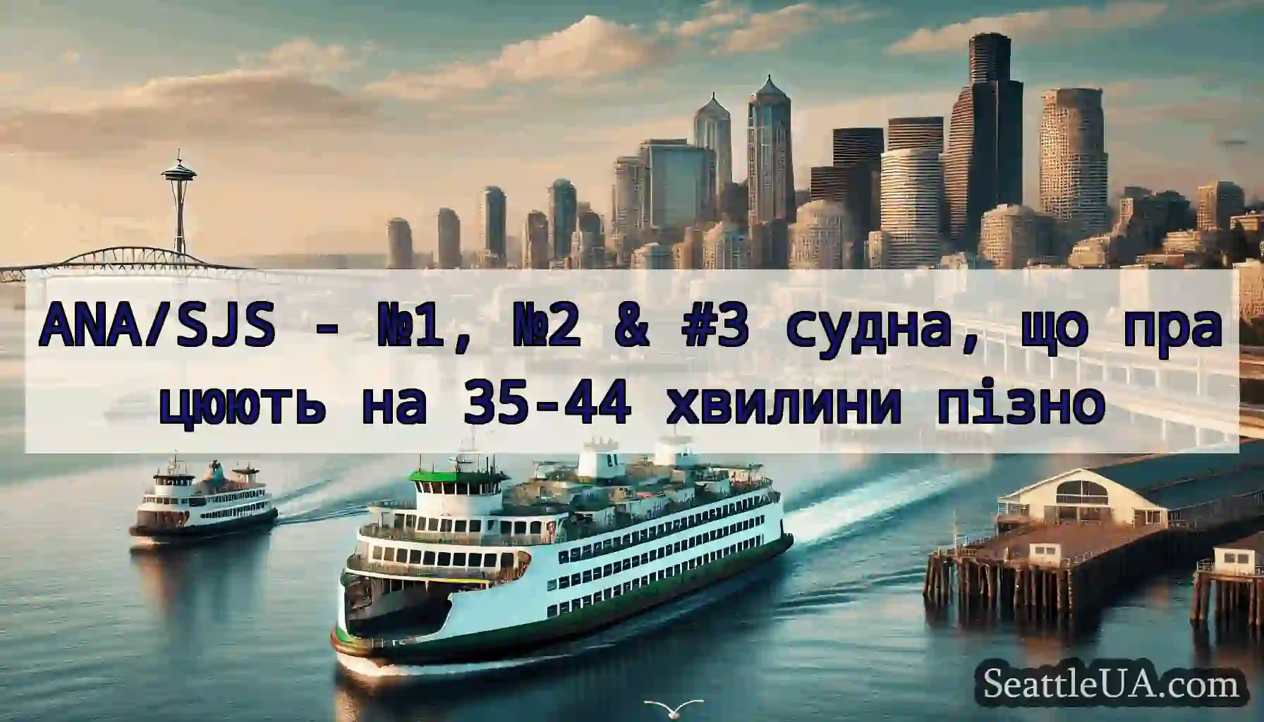 ANA/SJS - №1, №2 & #3 судна, що працюють на 35-44