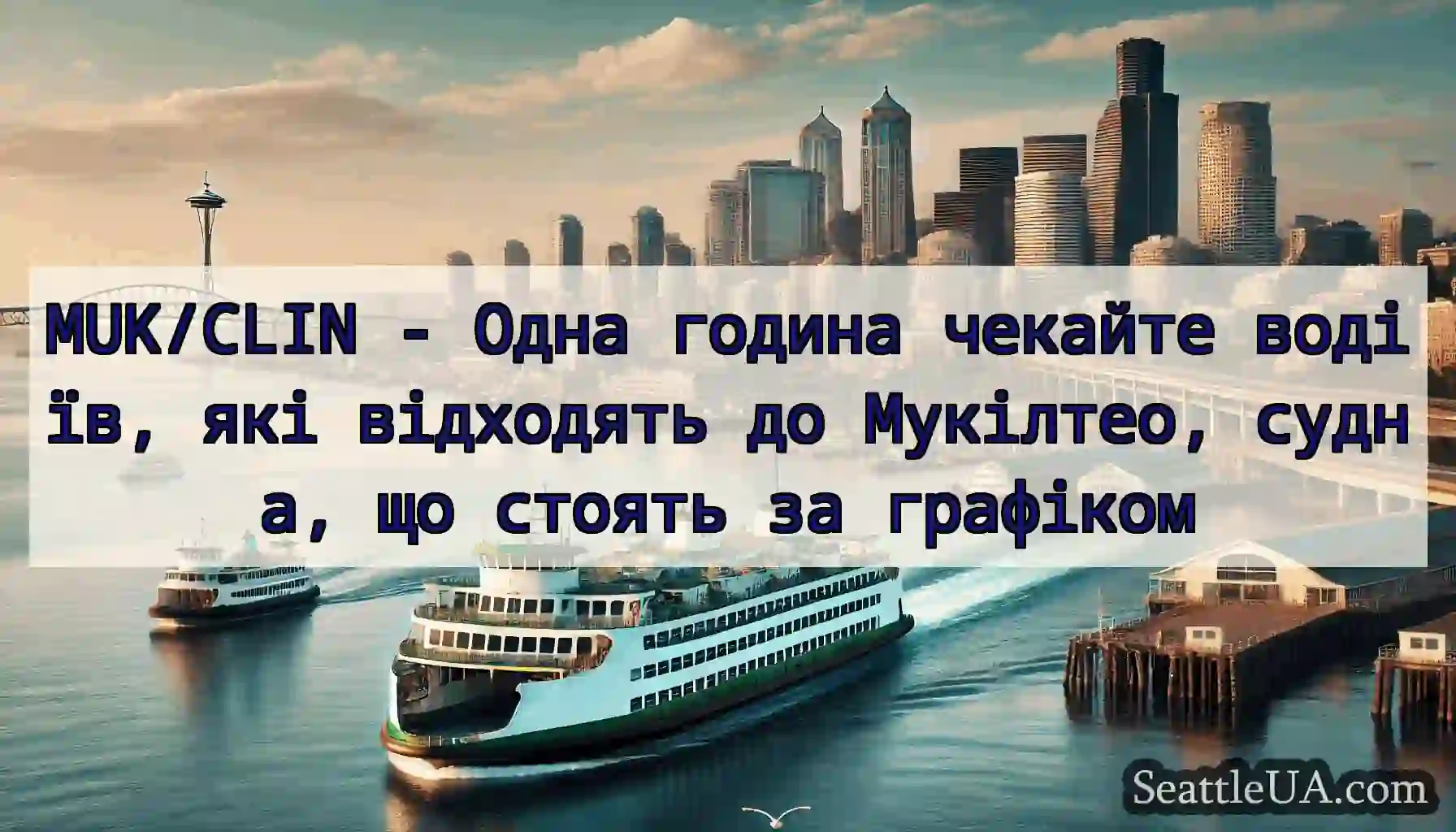 MUK/CLIN - Одна година чекайте водіїв, які