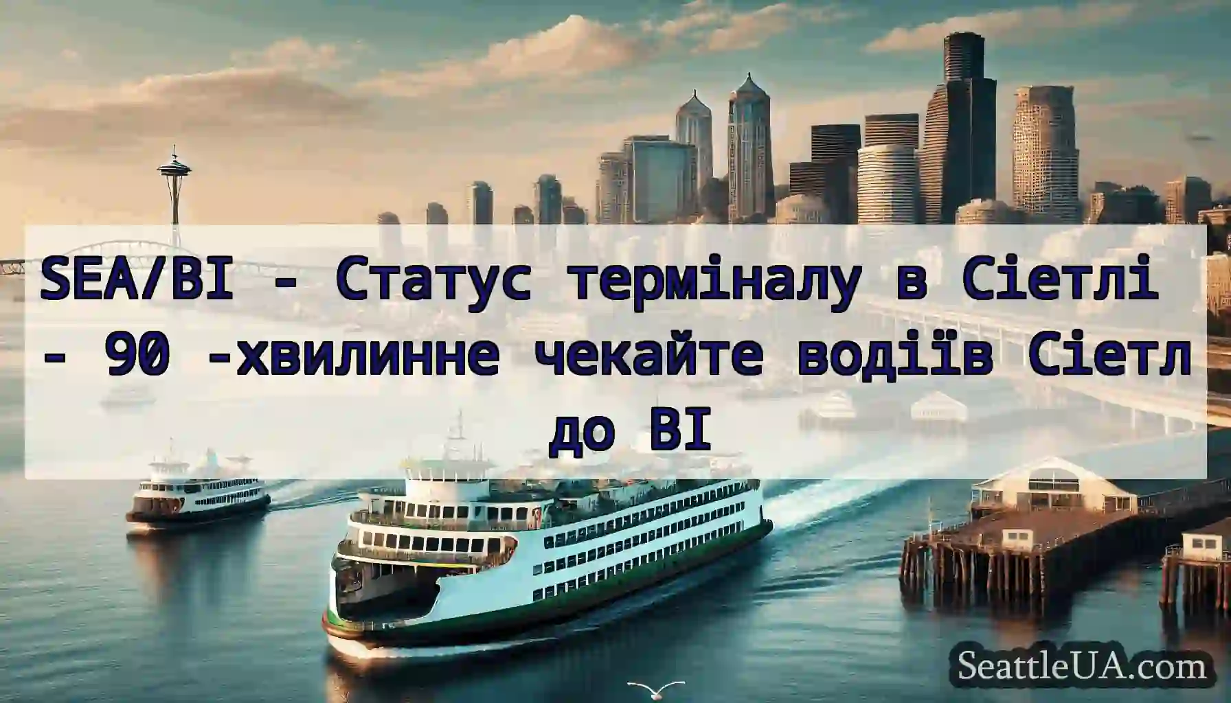 SEA/BI - Статус терміналу в Сіетлі - 90 -хвилинне