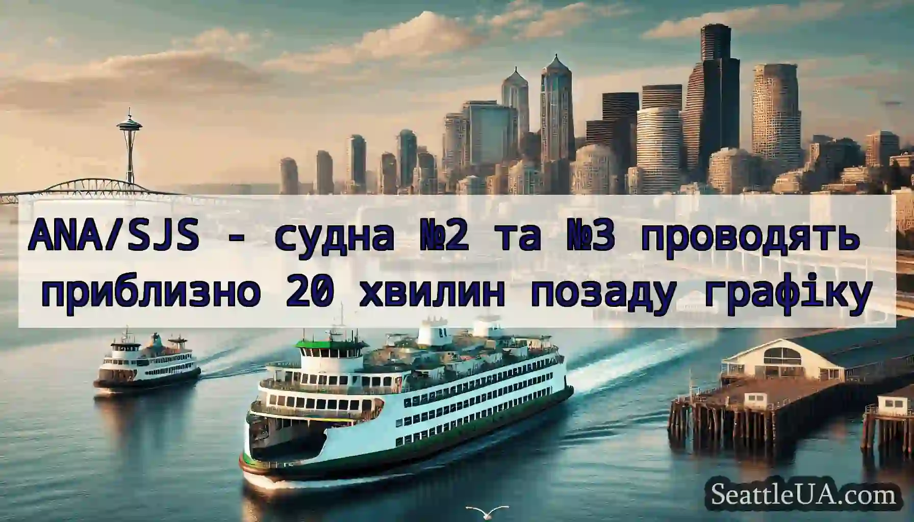 ANA/SJS - судна №2 та №3 проводять приблизно 20