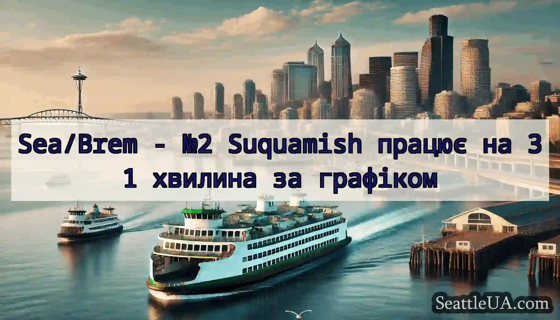 Sea/Brem - №2 Suquamish працює на 31 хвилина за