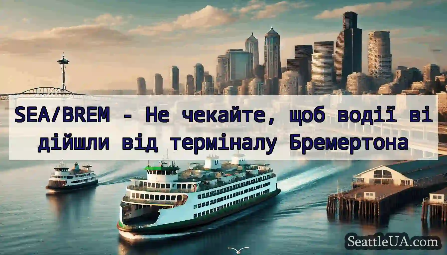 SEA/BREM - Не чекайте, щоб водії відійшли від