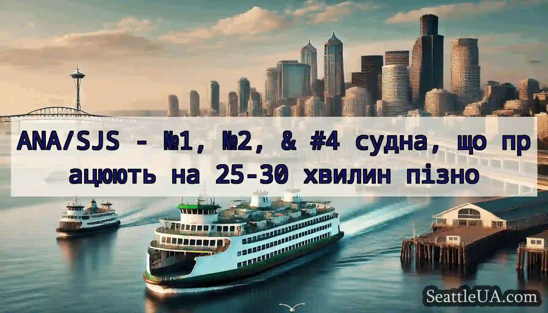 ANA/SJS - №1, №2, & #4 судна, що працюють на