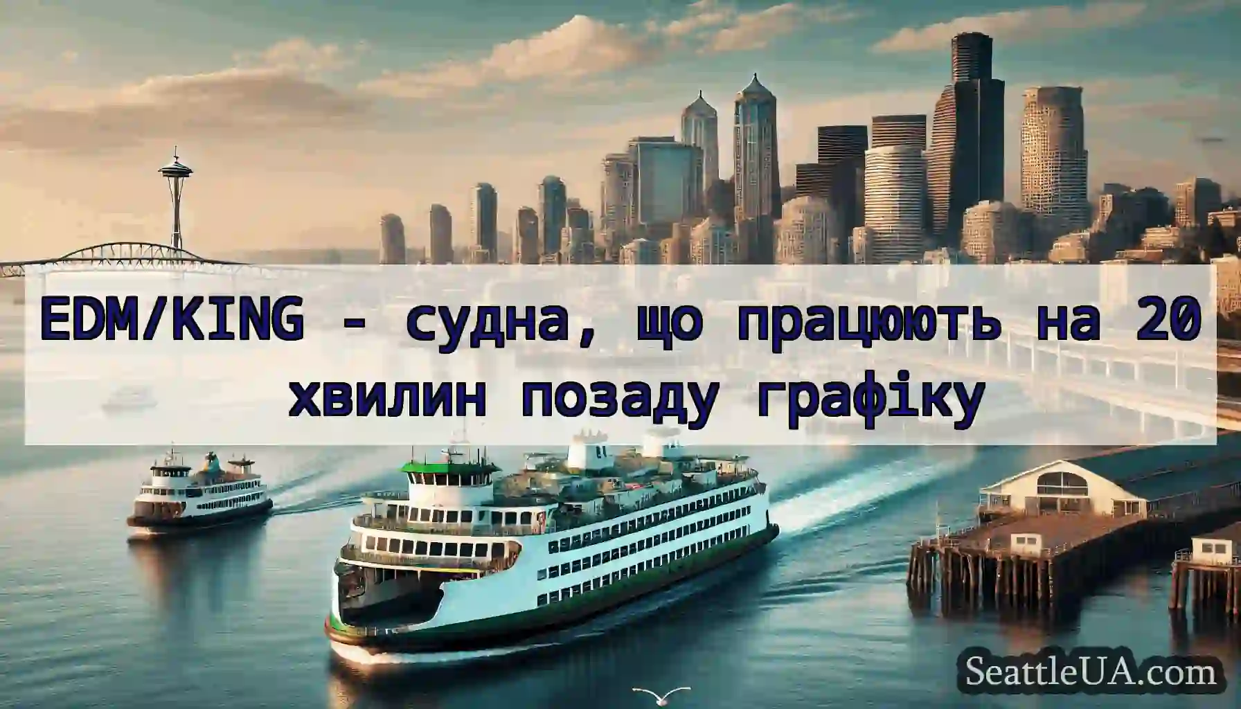 EDM/KING - судна, що працюють на 20 хвилин позаду