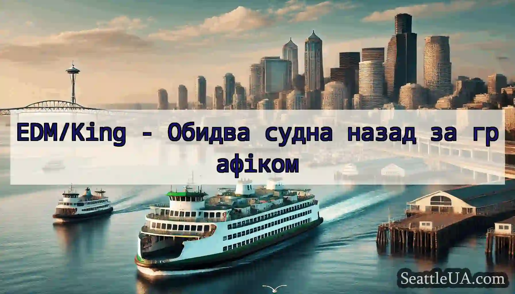 EDM/King - Обидва судна назад за графіком