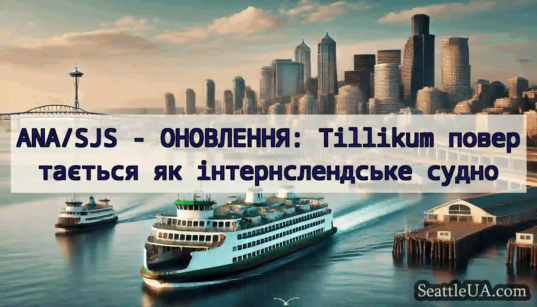 ANA/SJS - ОНОВЛЕННЯ: Tillikum повертається як