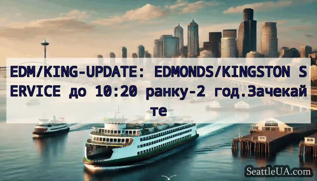EDM/KING-UPDATE: EDMONDS/KINGSTON SERVICE до