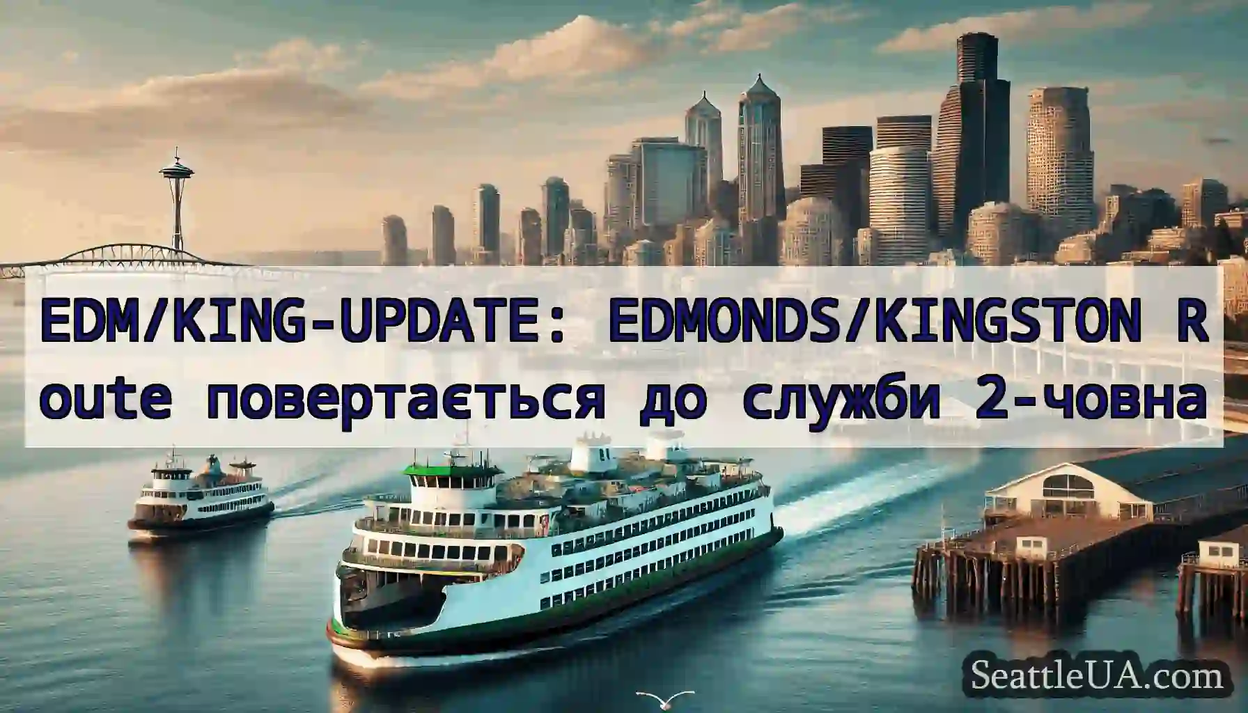 EDM/KING-UPDATE: EDMONDS/KINGSTON Route