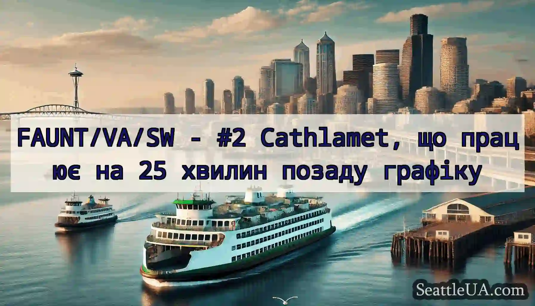 FAUNT/VA/SW - #2 Cathlamet, що працює на 25