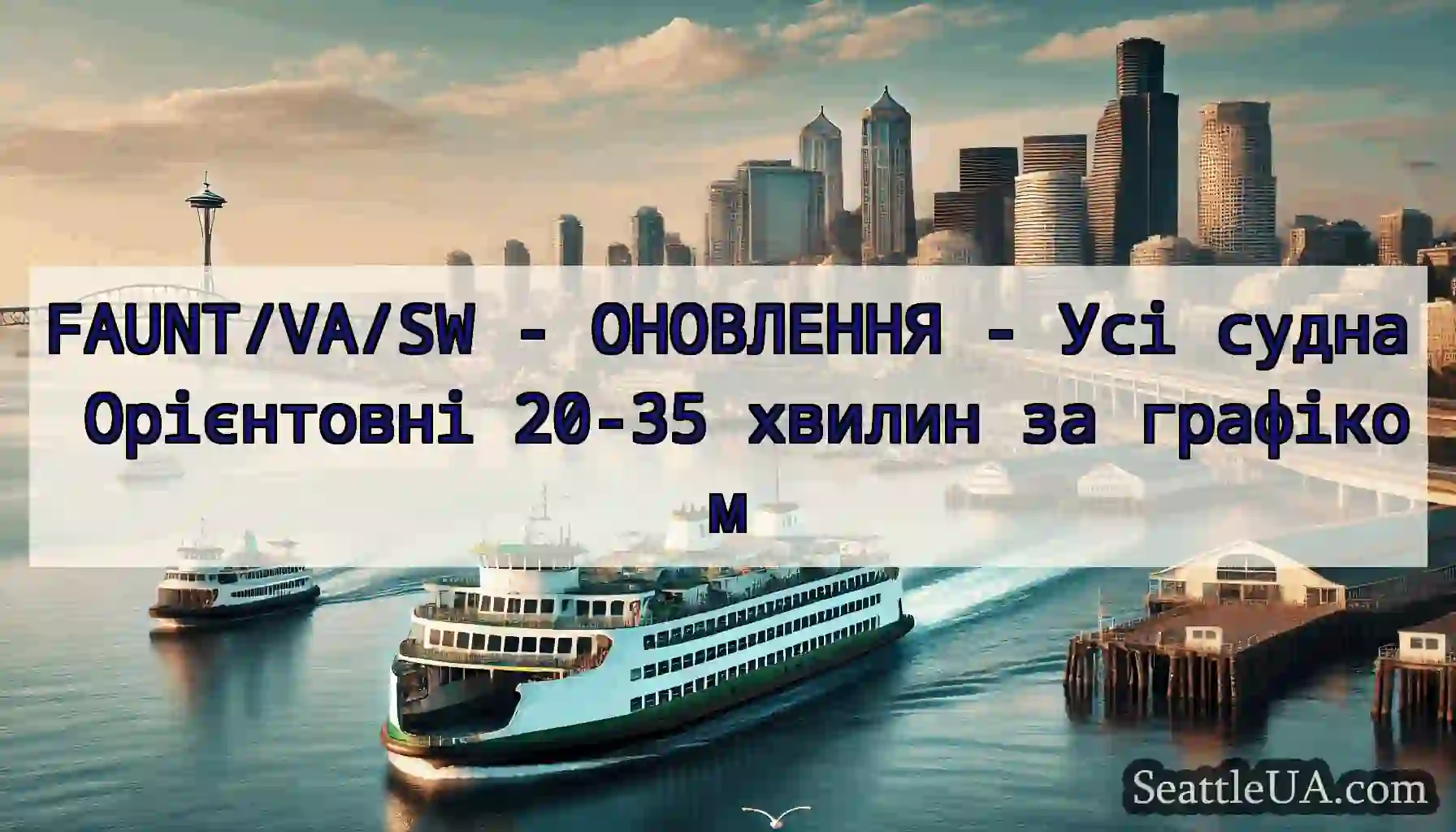 FAUNT/VA/SW - ОНОВЛЕННЯ - Усі судна Орієнтовні