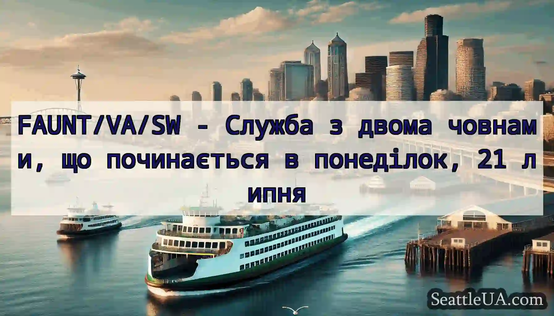 FAUNT/VA/SW - Служба з двома човнами, що