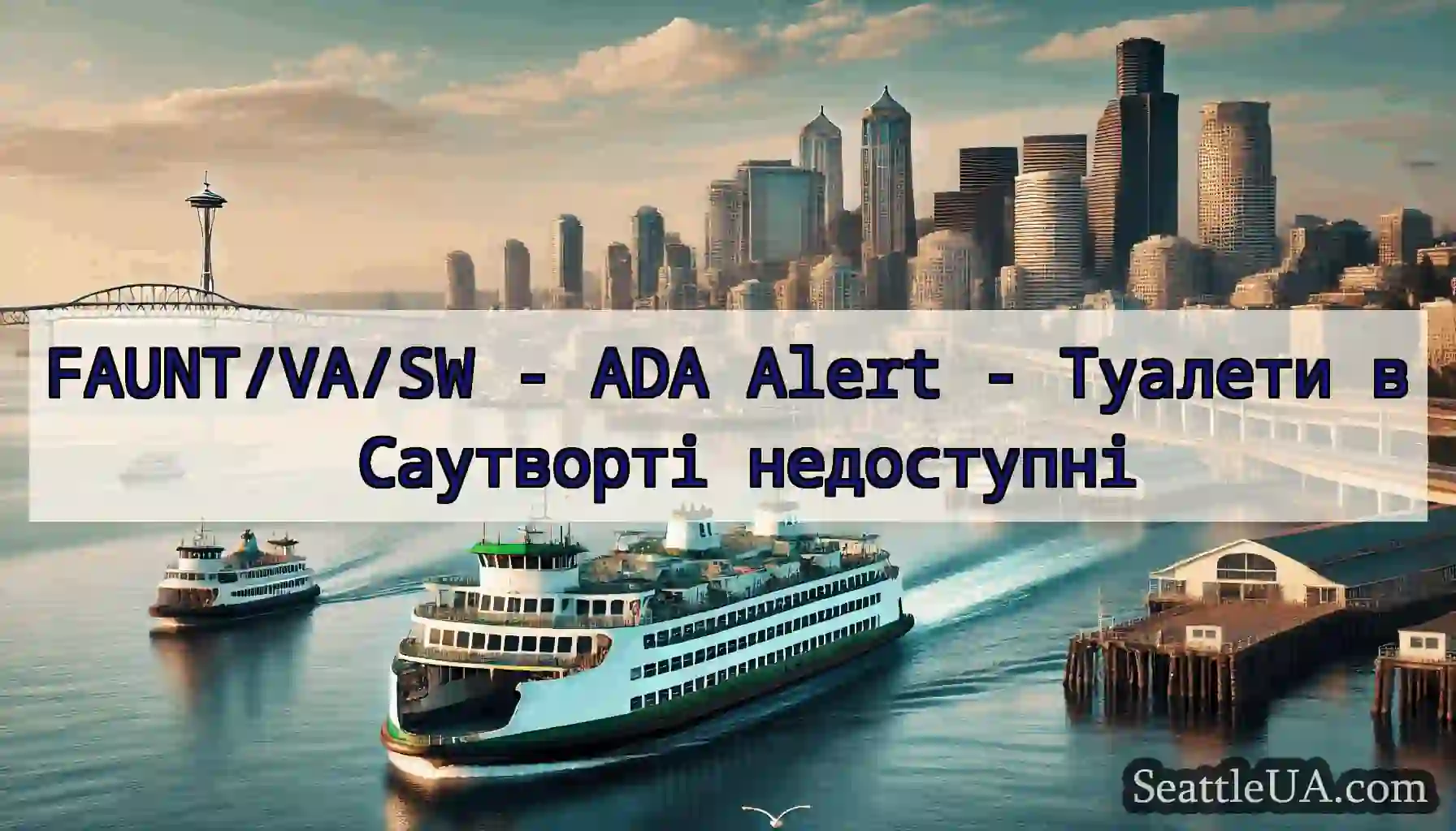 FAUNT/VA/SW - ADA Alert - Туалети в Саутворті