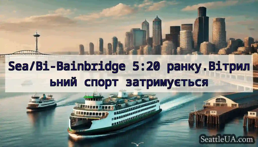 Sea/Bi-Bainbridge 5:20 ранку.Вітрильний спорт