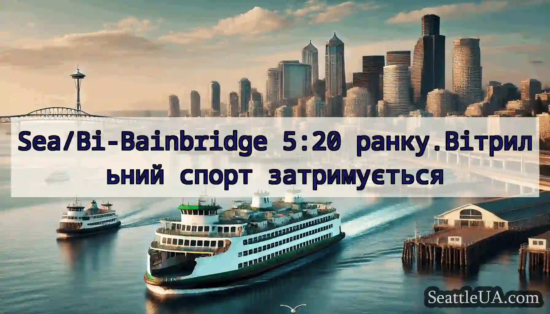 Sea/Bi-Bainbridge 5:20 ранку.Вітрильний спорт