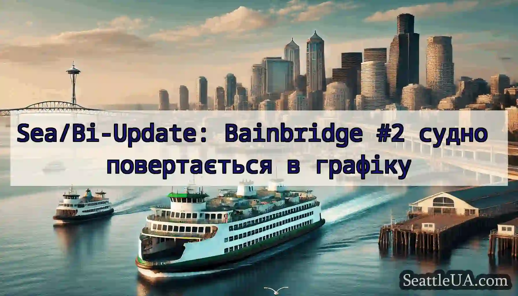 Sea/Bi-Update: Bainbridge #2 судно повертається в