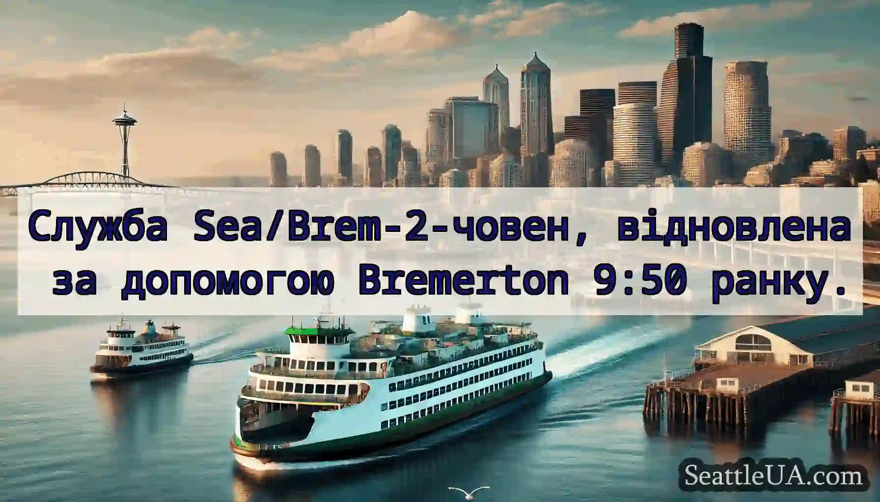 Служба Sea/Brem-2-човен, відновлена за допомогою