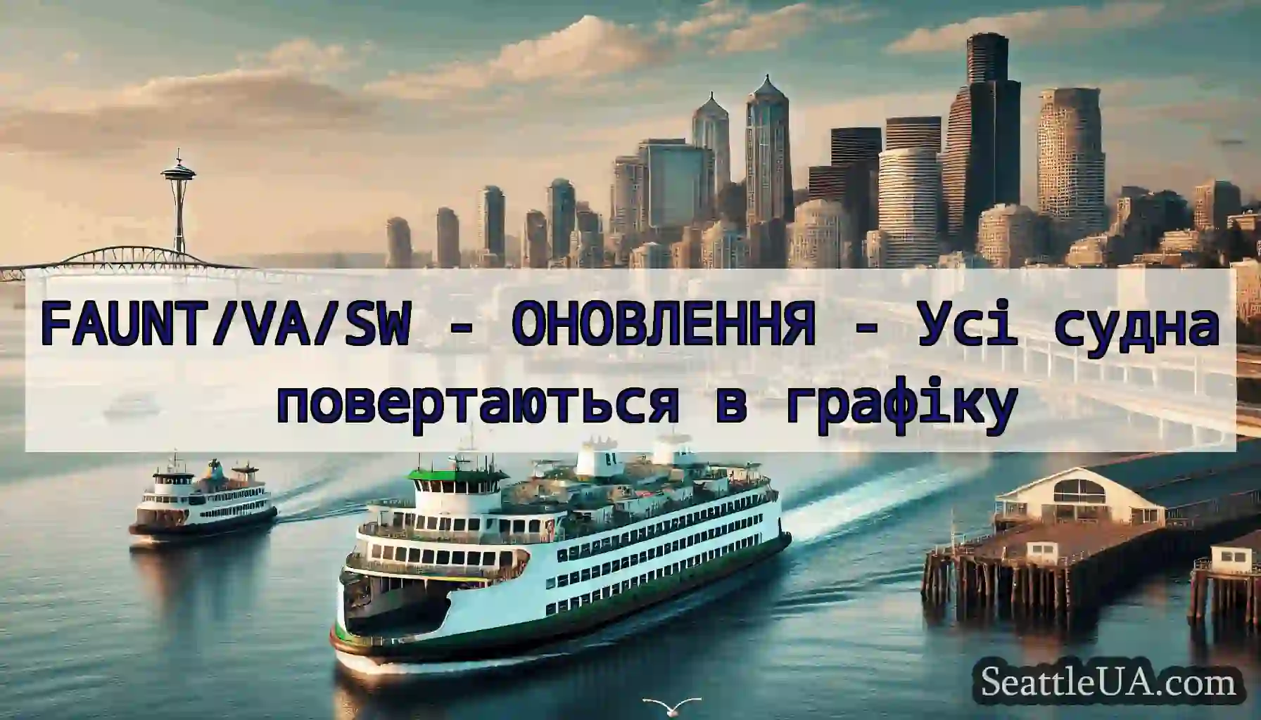 FAUNT/VA/SW - ОНОВЛЕННЯ - Усі судна повертаються