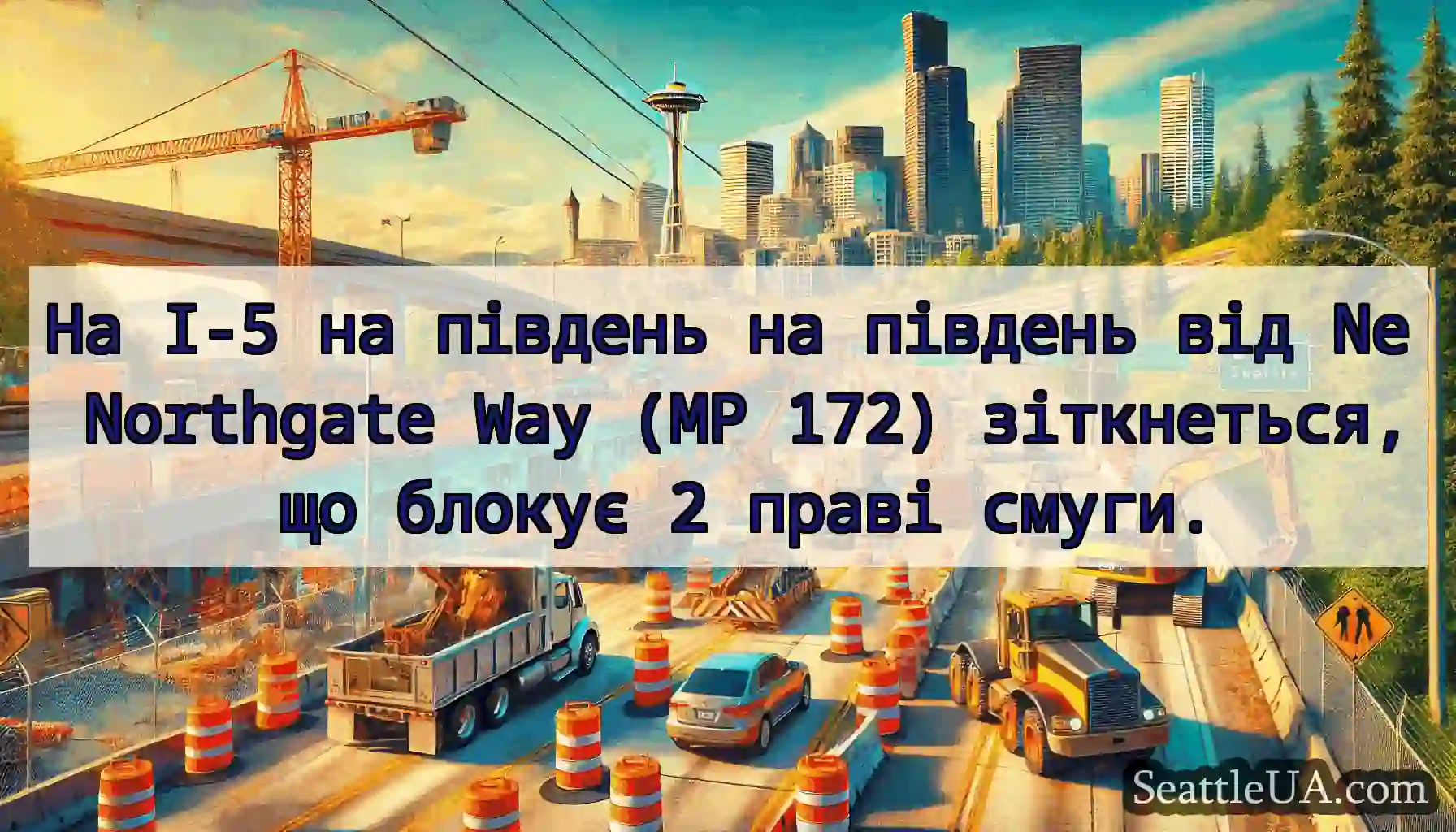 На I-5 на південь на південь від Ne Northgate Way
