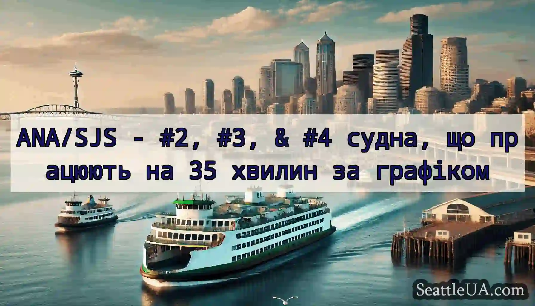 ANA/SJS - #2, #3, & #4 судна, що працюють на 35
