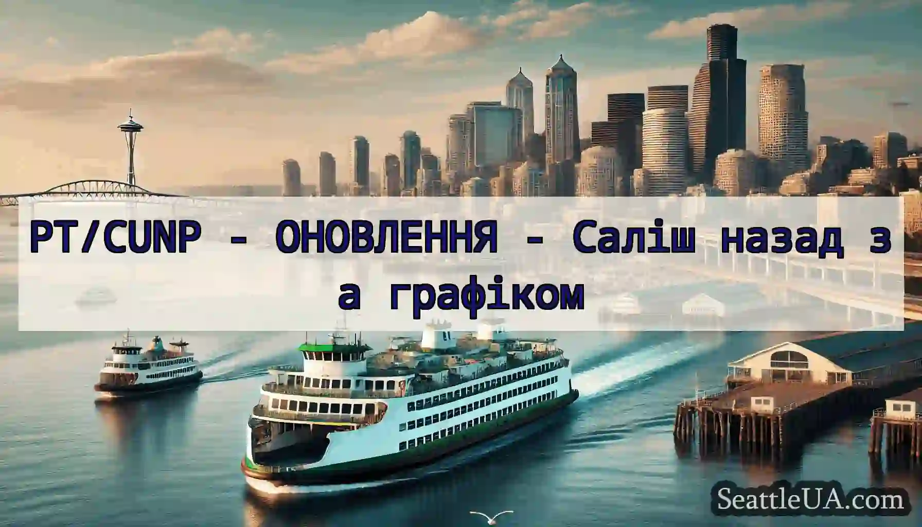 PT/CUNP - ОНОВЛЕННЯ - Саліш назад за графіком