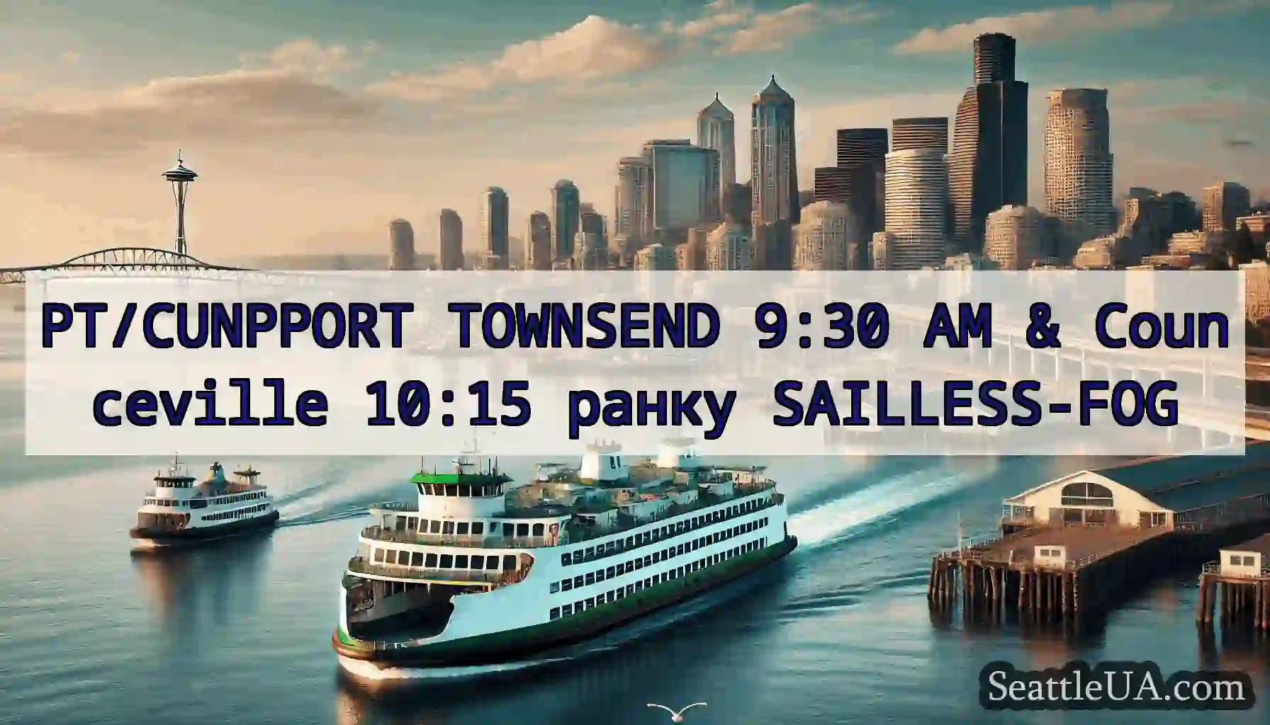 PT/CUNPPORT TOWNSEND 9:30 AM & Counceville 10:15