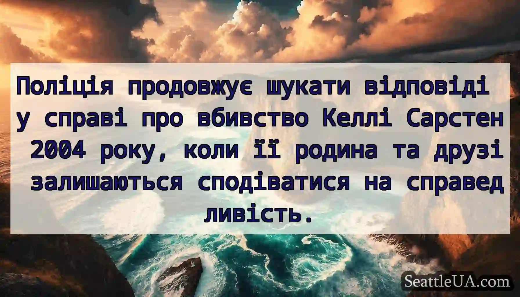 Поліція продовжує шукати відповіді у справі про