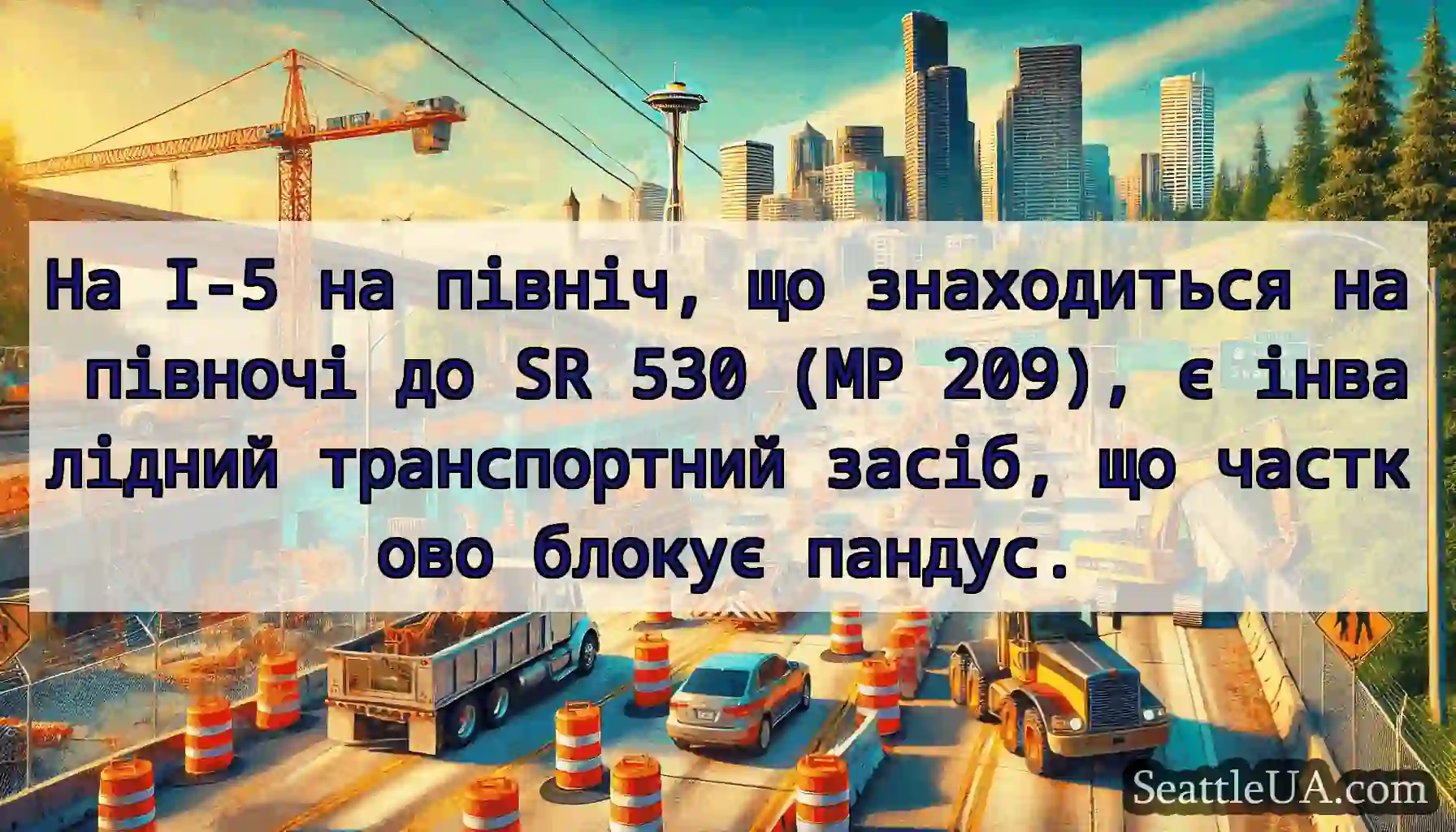 На I-5 на північ, що знаходиться на півночі до SR