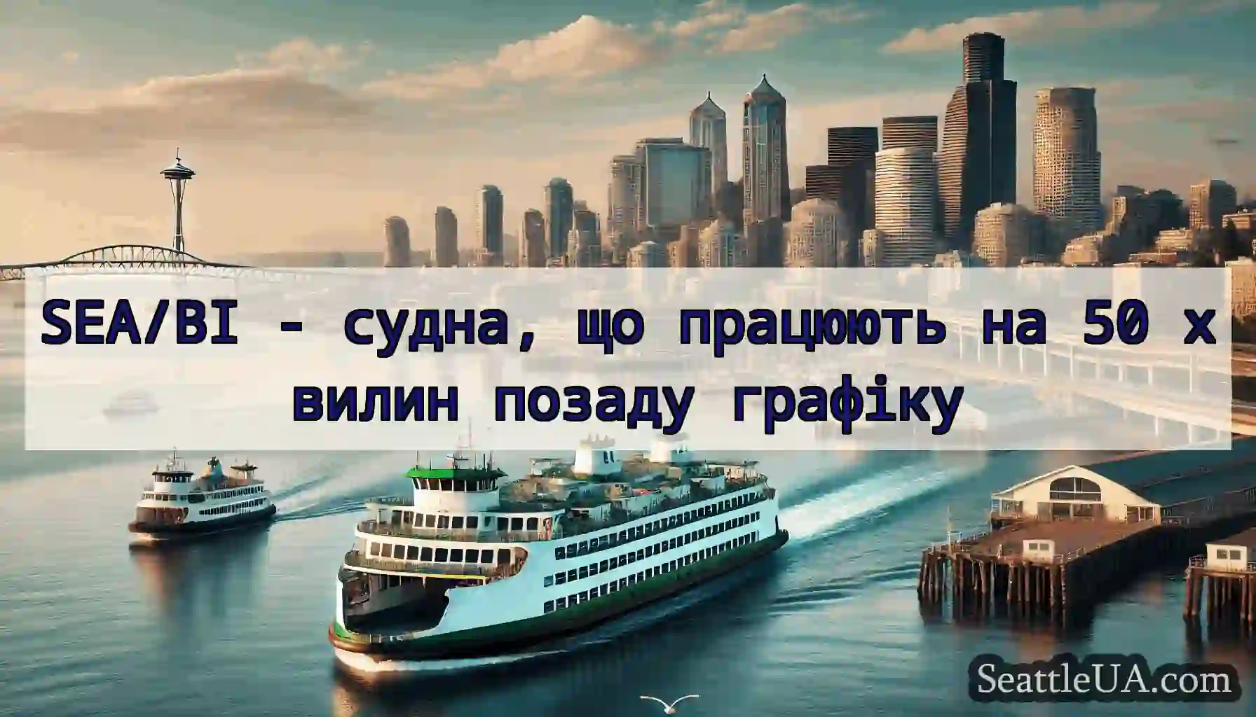 SEA/BI - судна, що працюють на 50 хвилин позаду