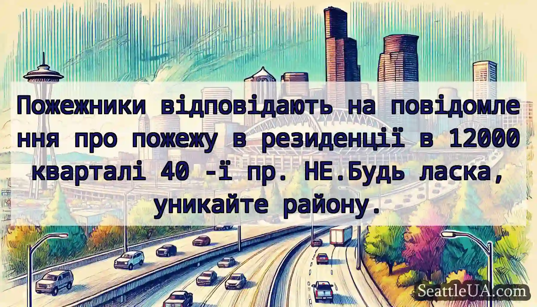 Пожежники відповідають на повідомлення про пожежу