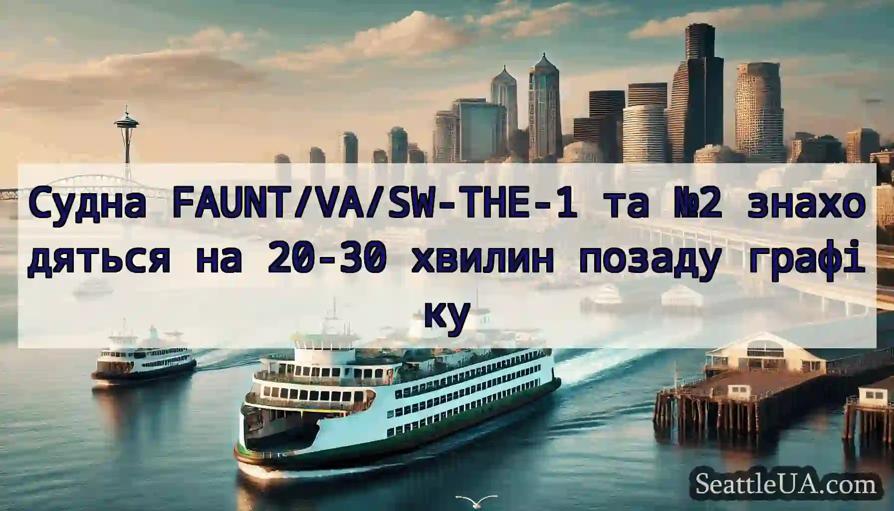Судна FAUNT/VA/SW-THE-1 та №2 знаходяться на