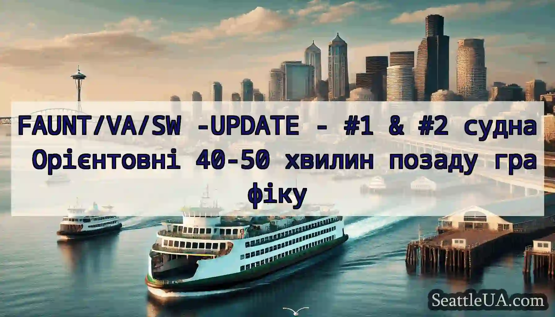 FAUNT/VA/SW -UPDATE - #1 & #2 судна Орієнтовні