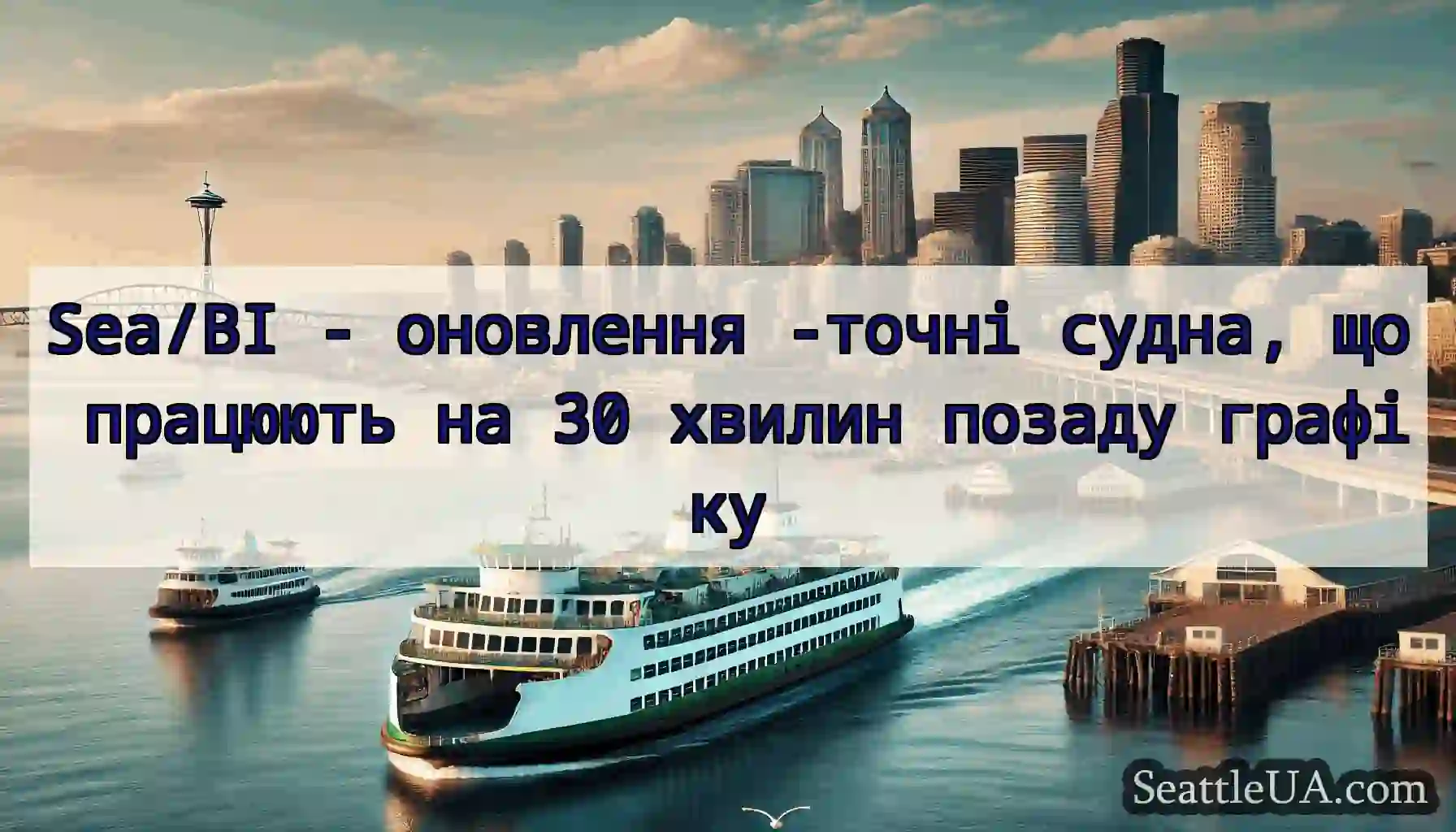 Sea/BI - оновлення -точні судна, що працюють на